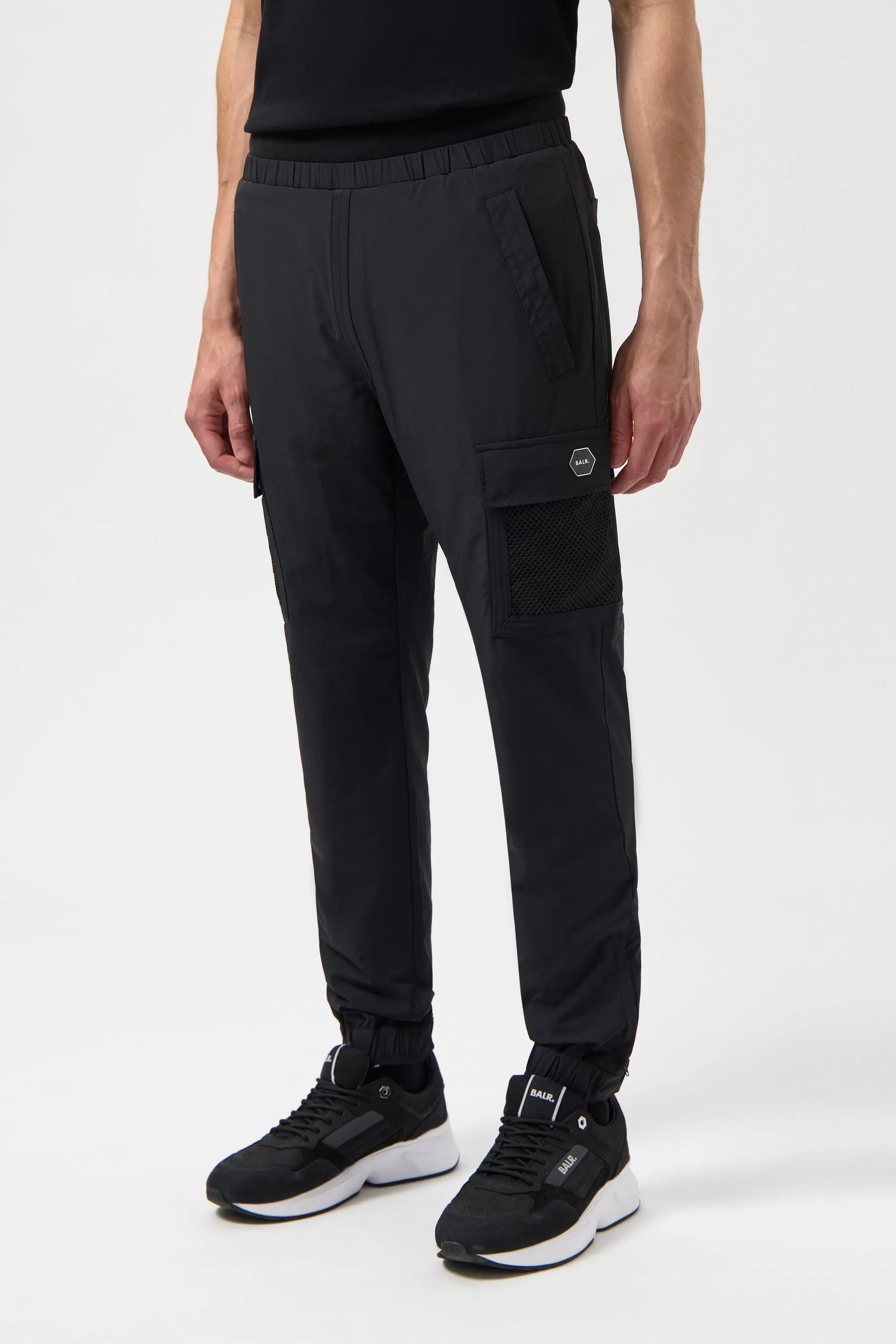 Hexline Regular Fit Track Pants Jet Black