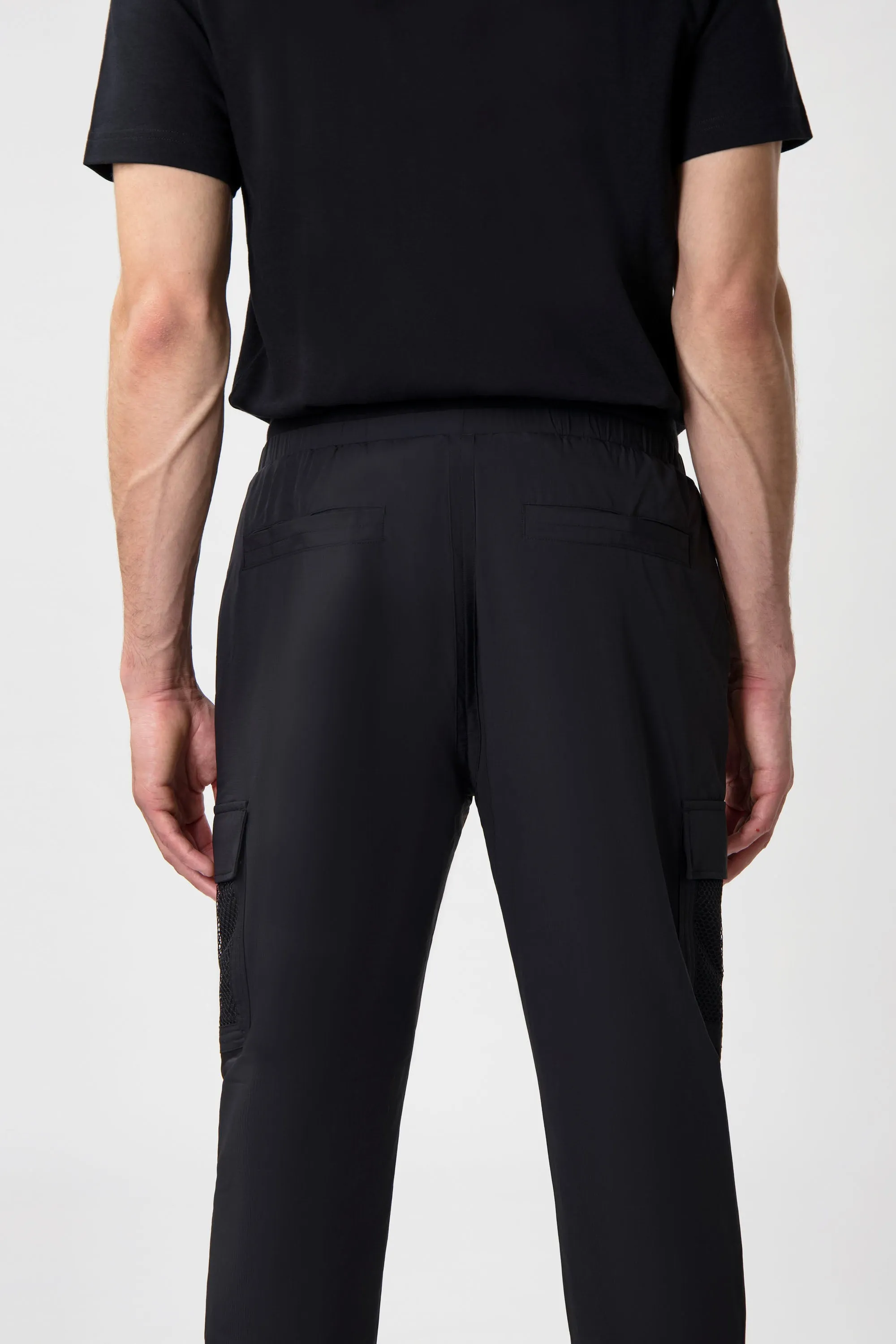 Hexline Regular Fit Track Pants Jet Black