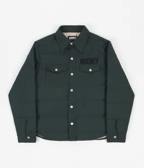 Hockey Down Snap Shirt - Dark Green