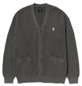 Huf Coolidge Waffle Cardigan - Black