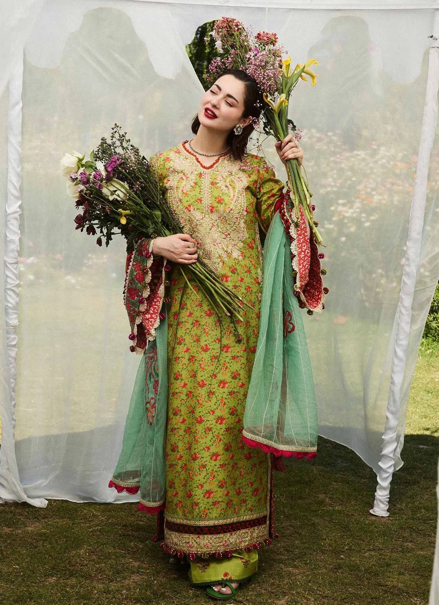 Hussain Rehar Spring/Summer Luxury Lawn – Shein