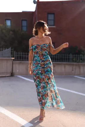 Island Blossom Maxi Dress