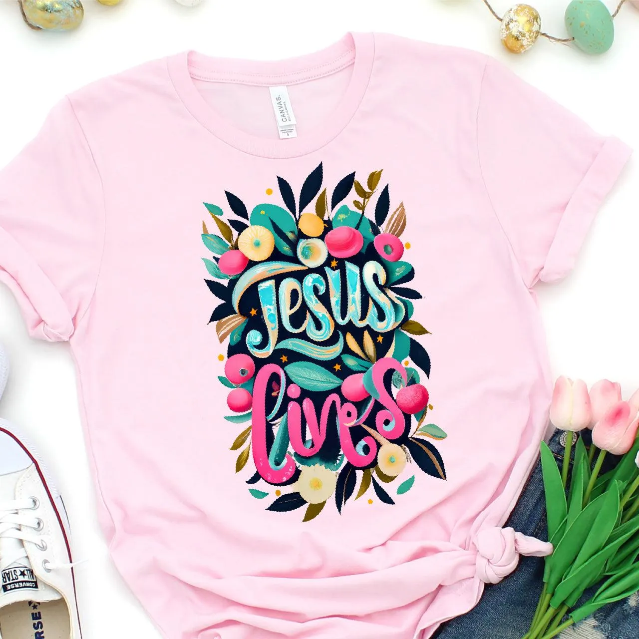 JesusLives Graphic T-Shirt Tshirt