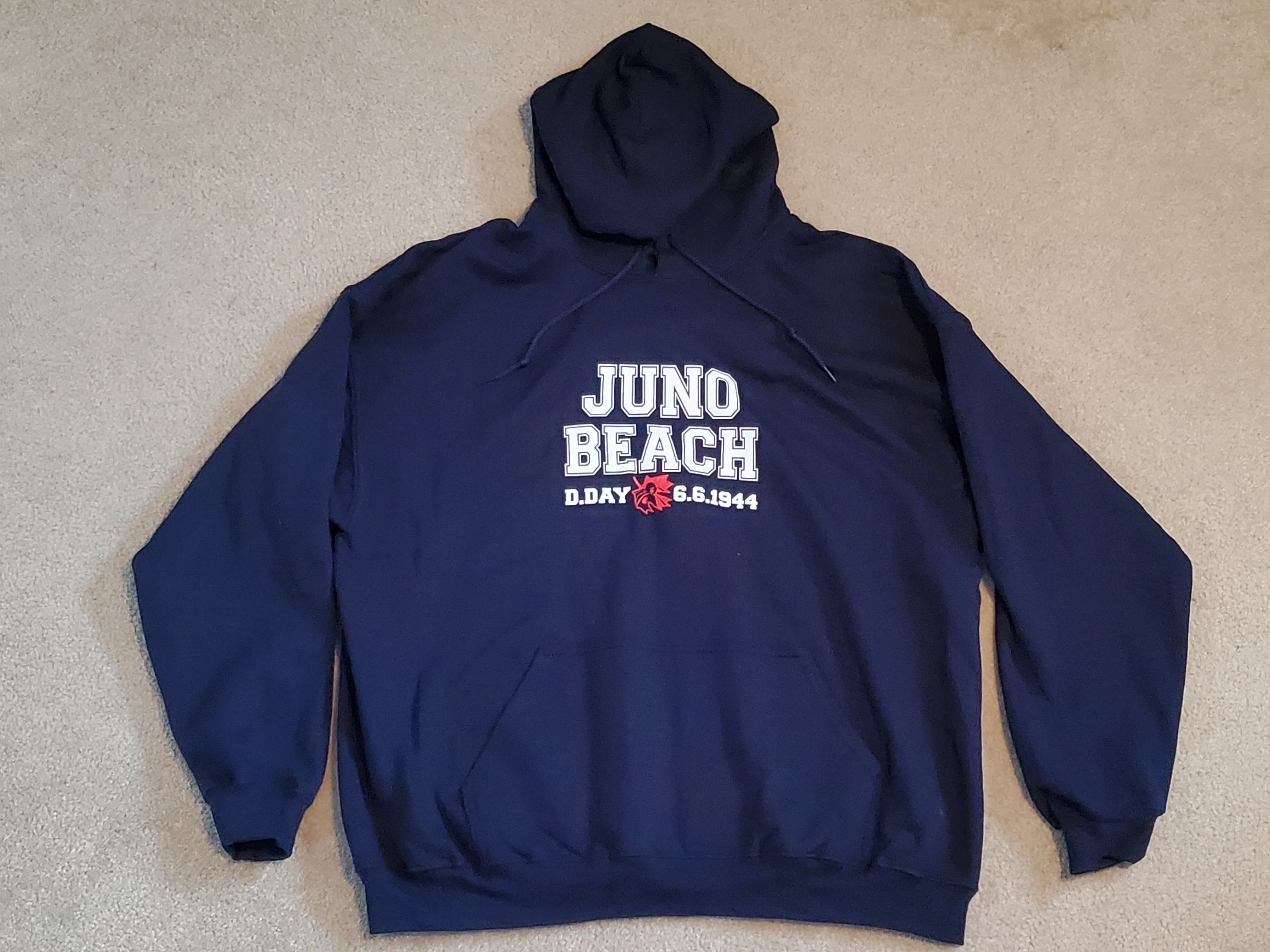 Juno Beach Hooded Sweatshirt - Navy Blue