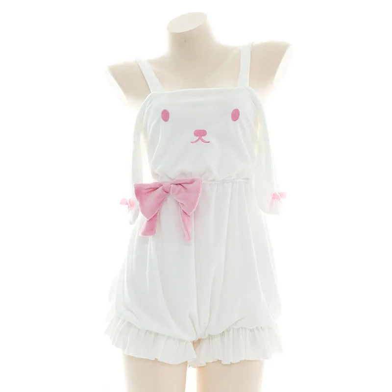 Kawaii Bunny Pumpkin Jumpsuit Pajama