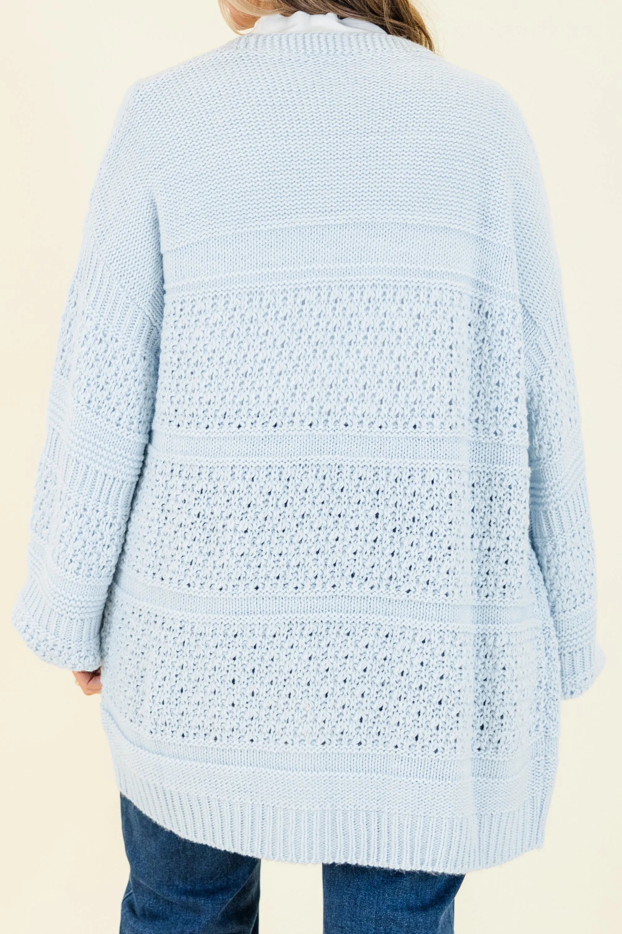 Keepin' Cozy Cardigan, Blue