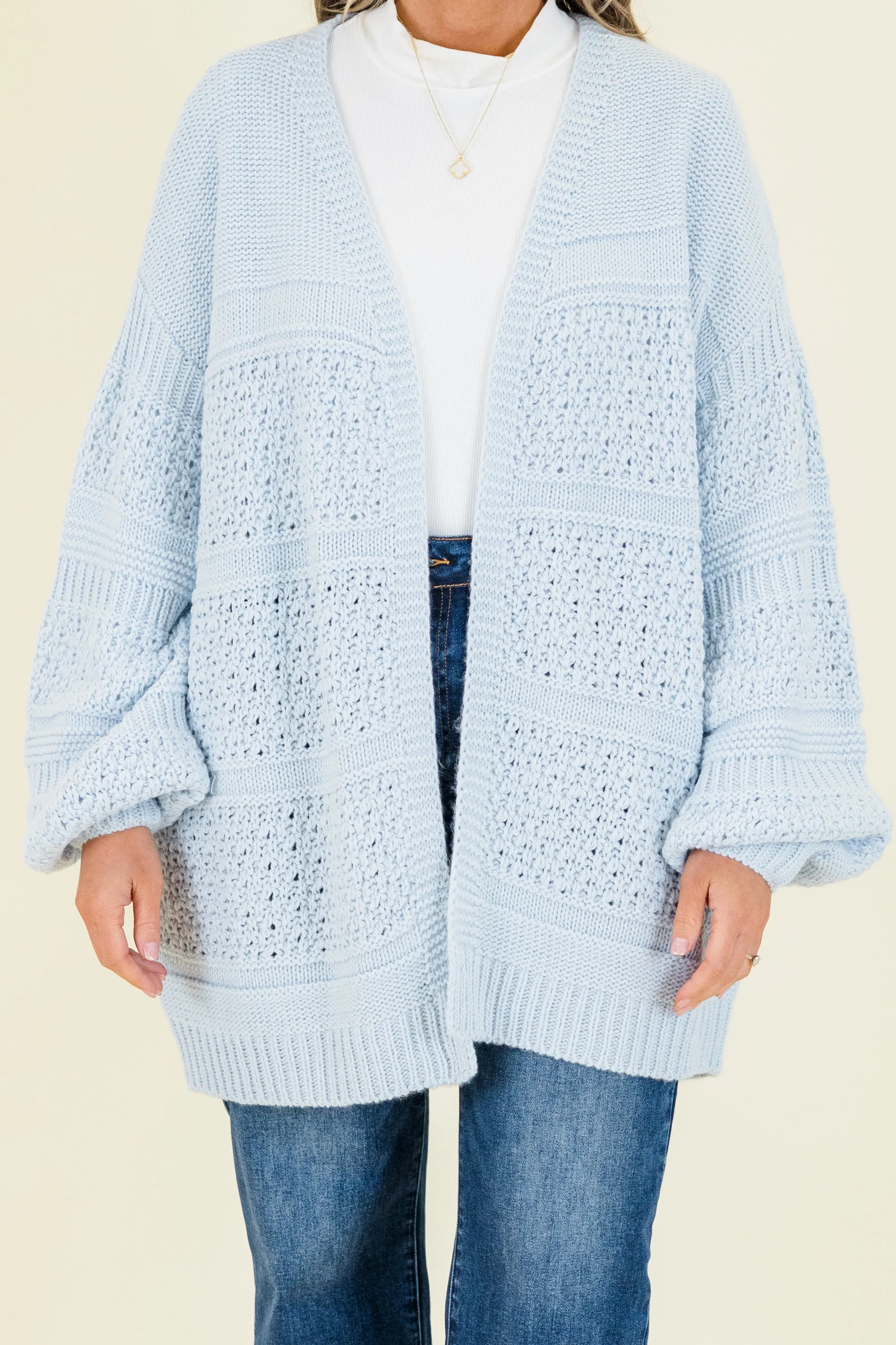 Keepin' Cozy Cardigan, Blue