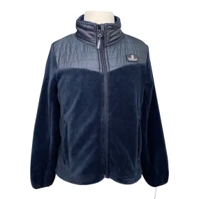 Kingsland Classic Junior 'Coral' Fleece Jacket in Navy - Children's Medium