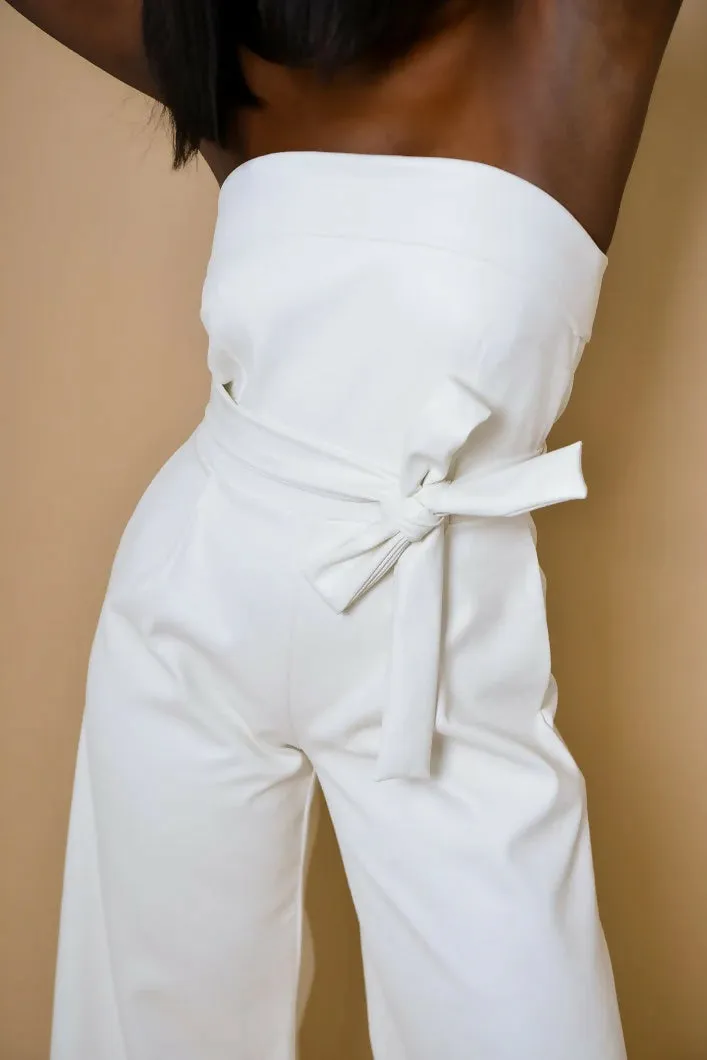 Kookai Oyster Jumpsuit White