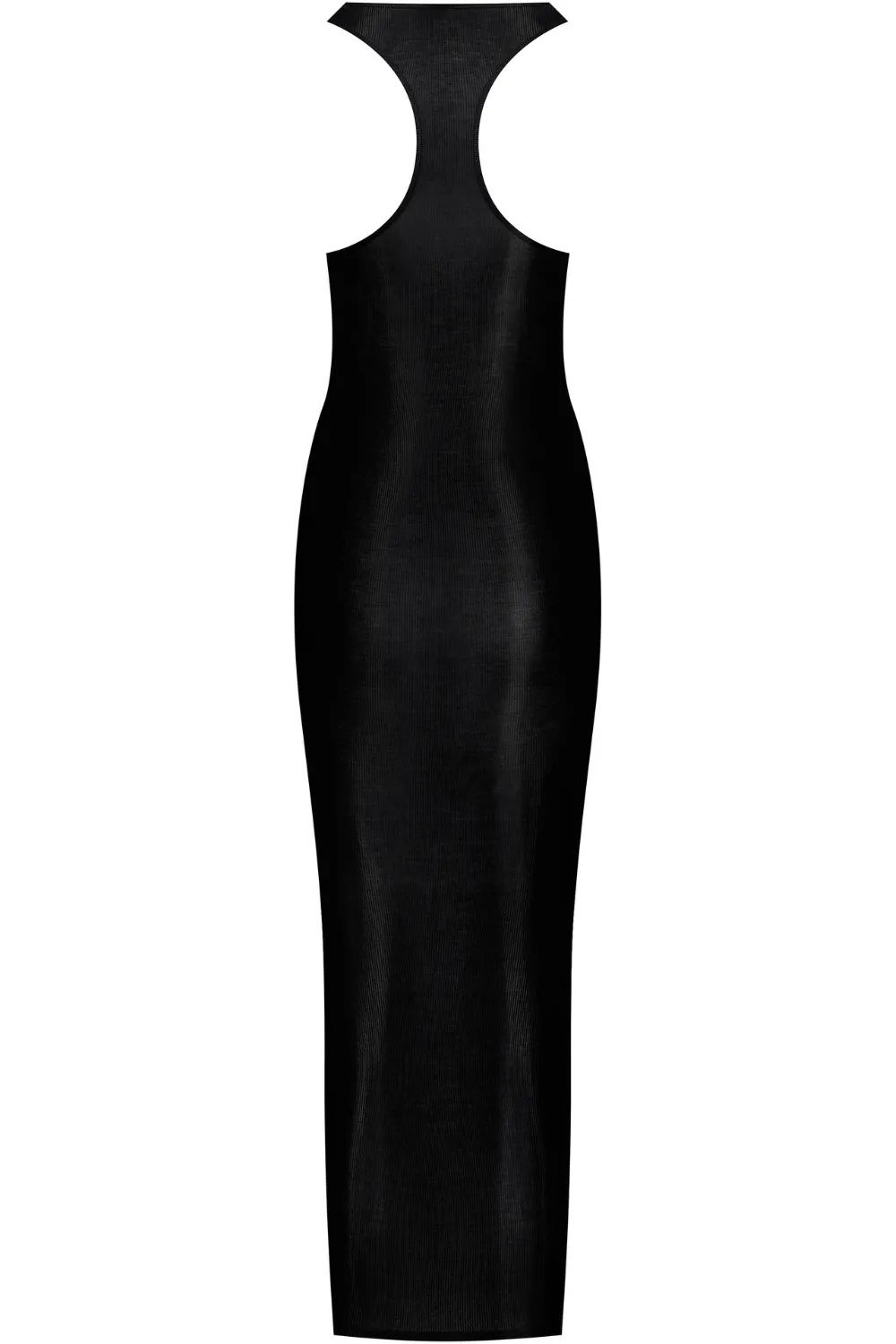 La Femme Amazone Long Dress Black