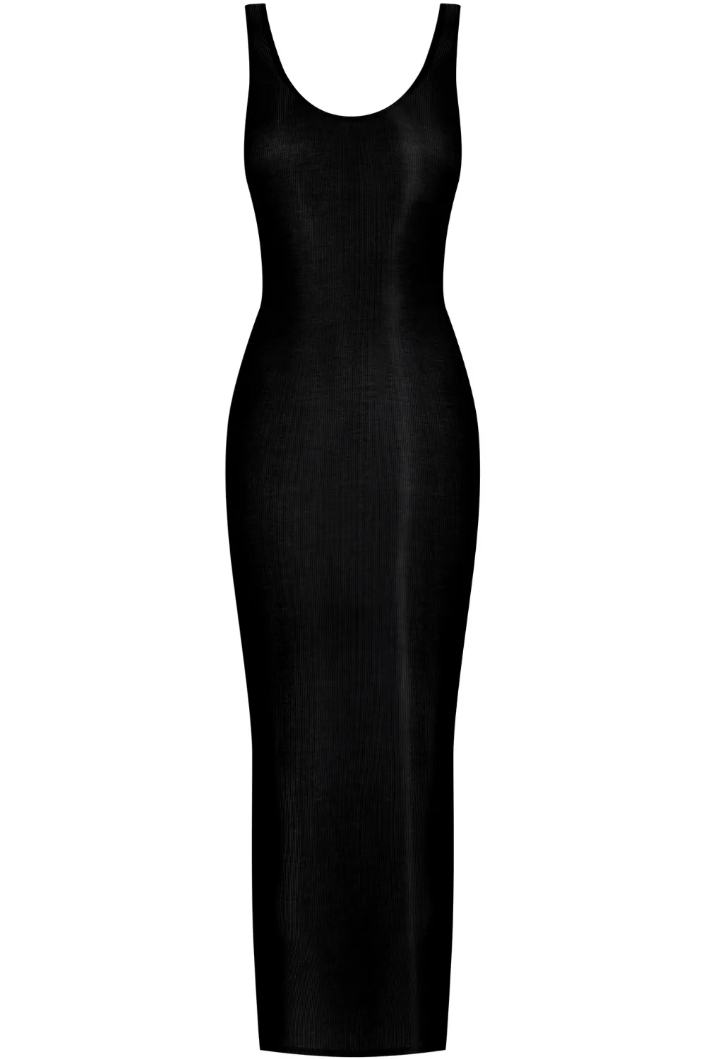 La Femme Amazone Long Dress Black