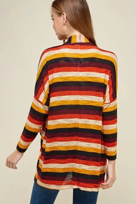 Laryn Striped Cardigan