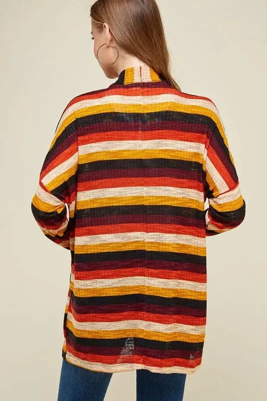 Laryn Striped Cardigan