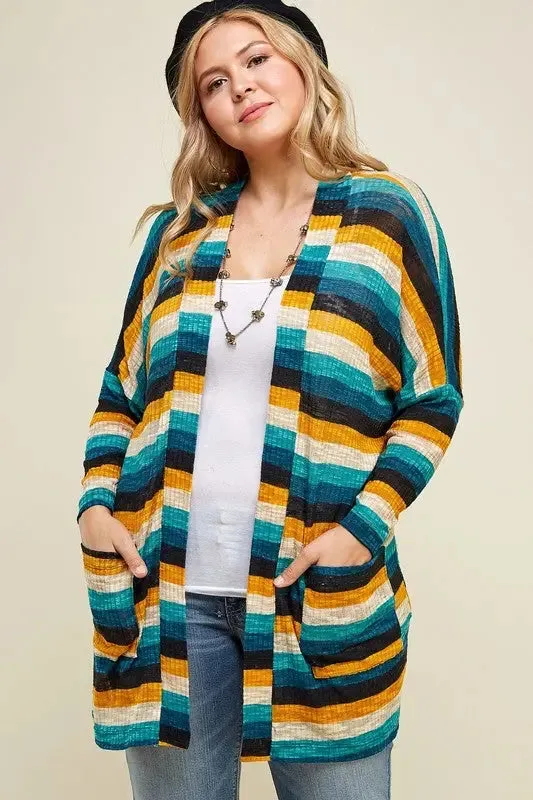 Laryn Striped Cardigan