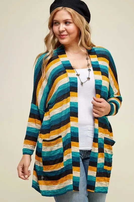 Laryn Striped Cardigan