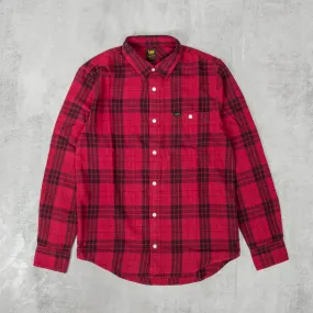 Lee Leesure Check Shirt - Port