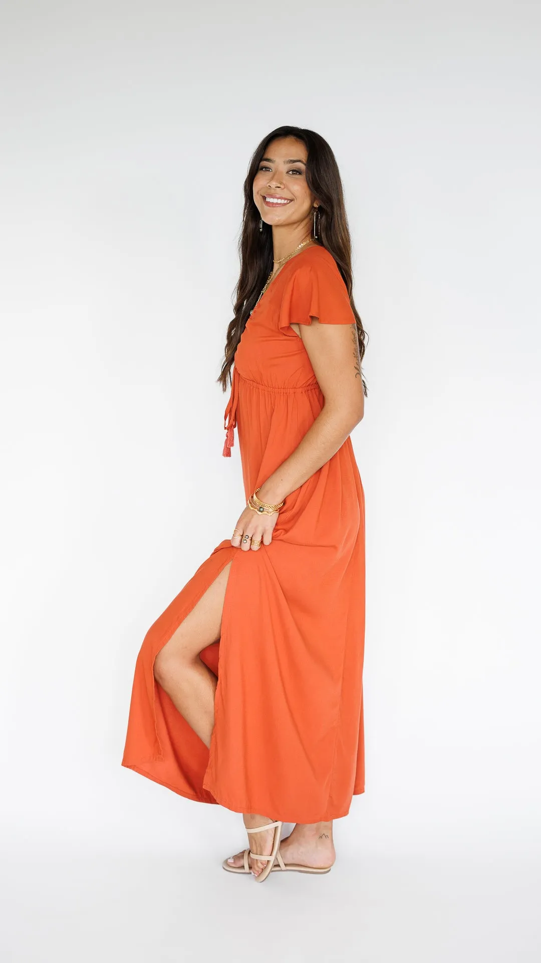 Leilani Dress / Terracotta