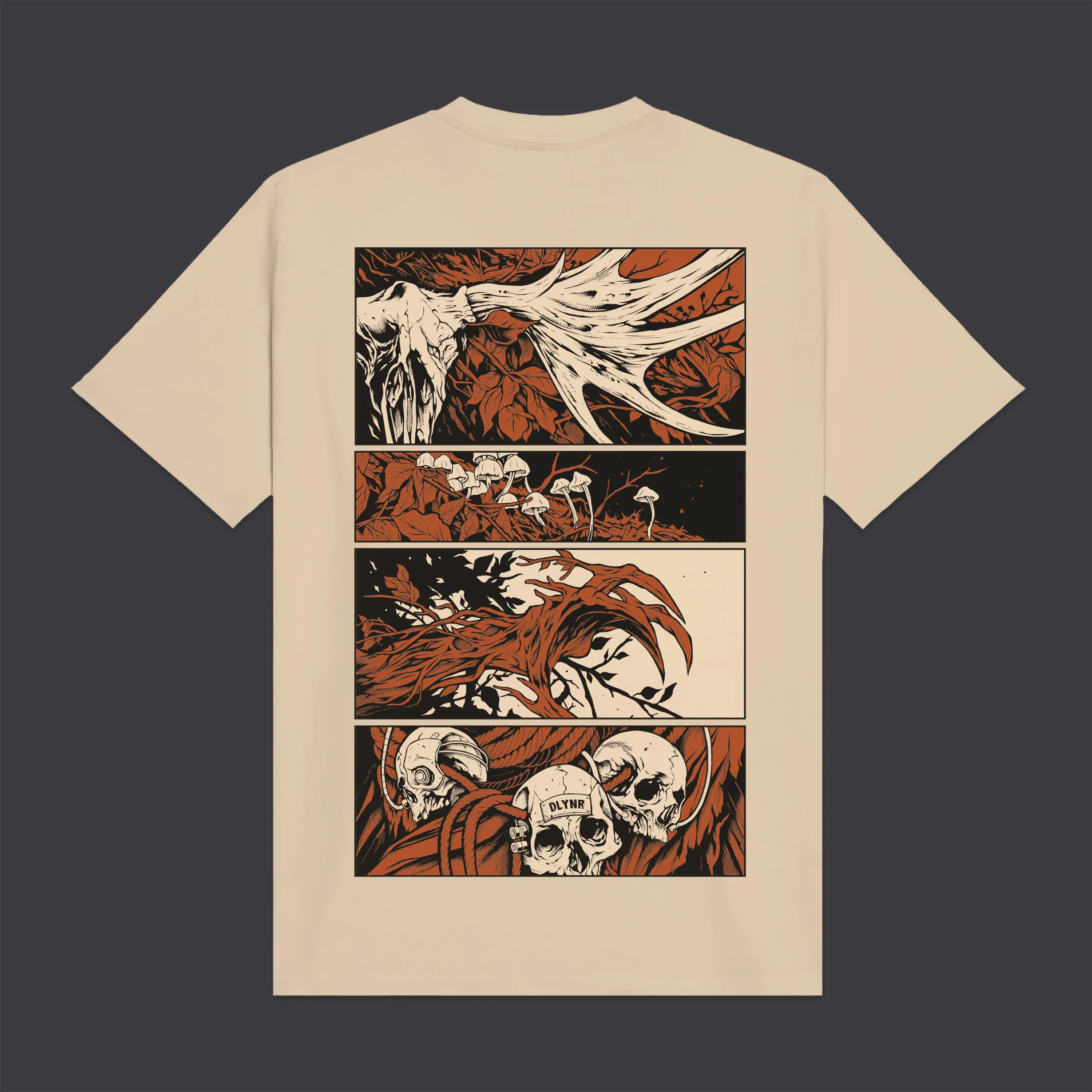 Leshen Comic Tee Beige