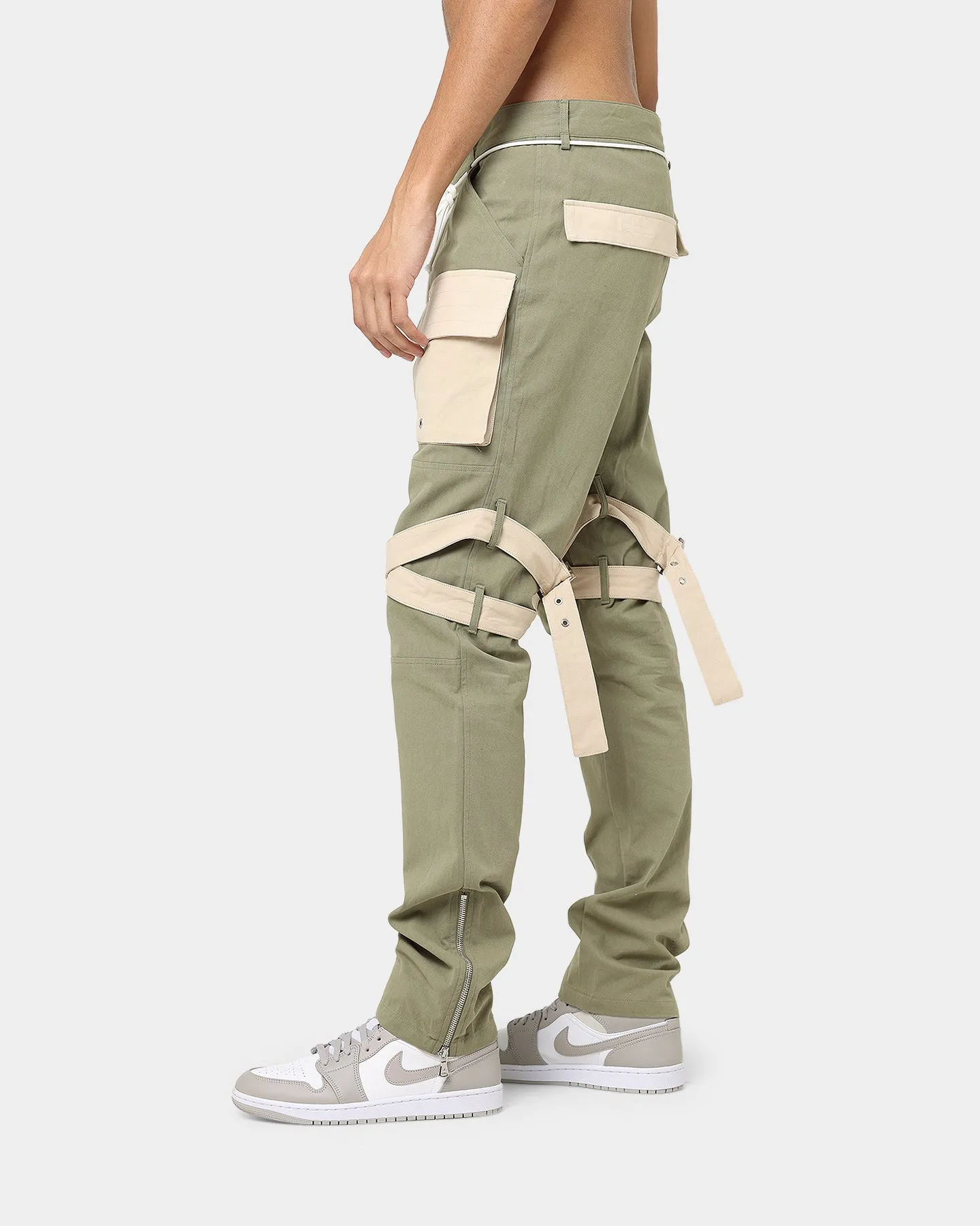 Lifted Anchors Newport Cargo Pants Olive