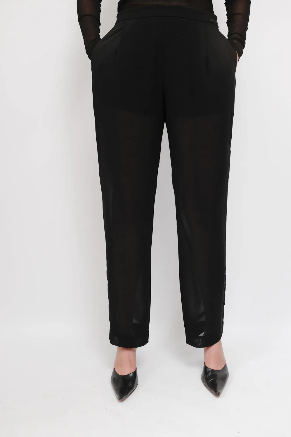 LUCID BLACK MISS SIXTY STRAIGHT LEG PANTS