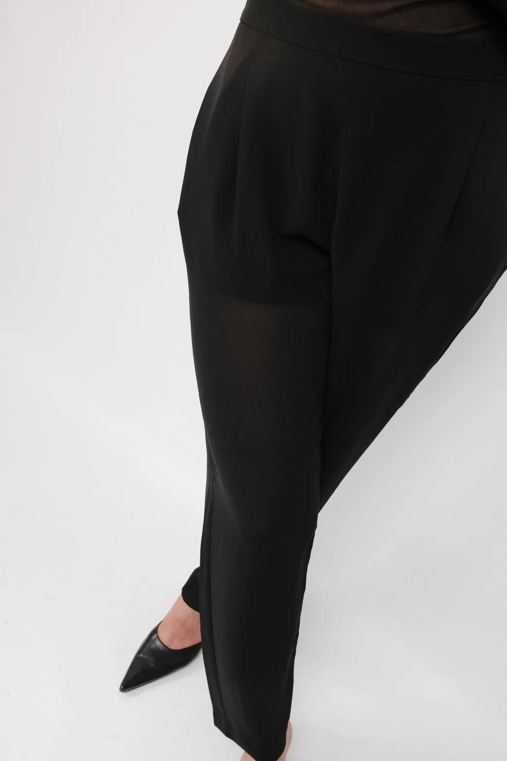 LUCID BLACK MISS SIXTY STRAIGHT LEG PANTS