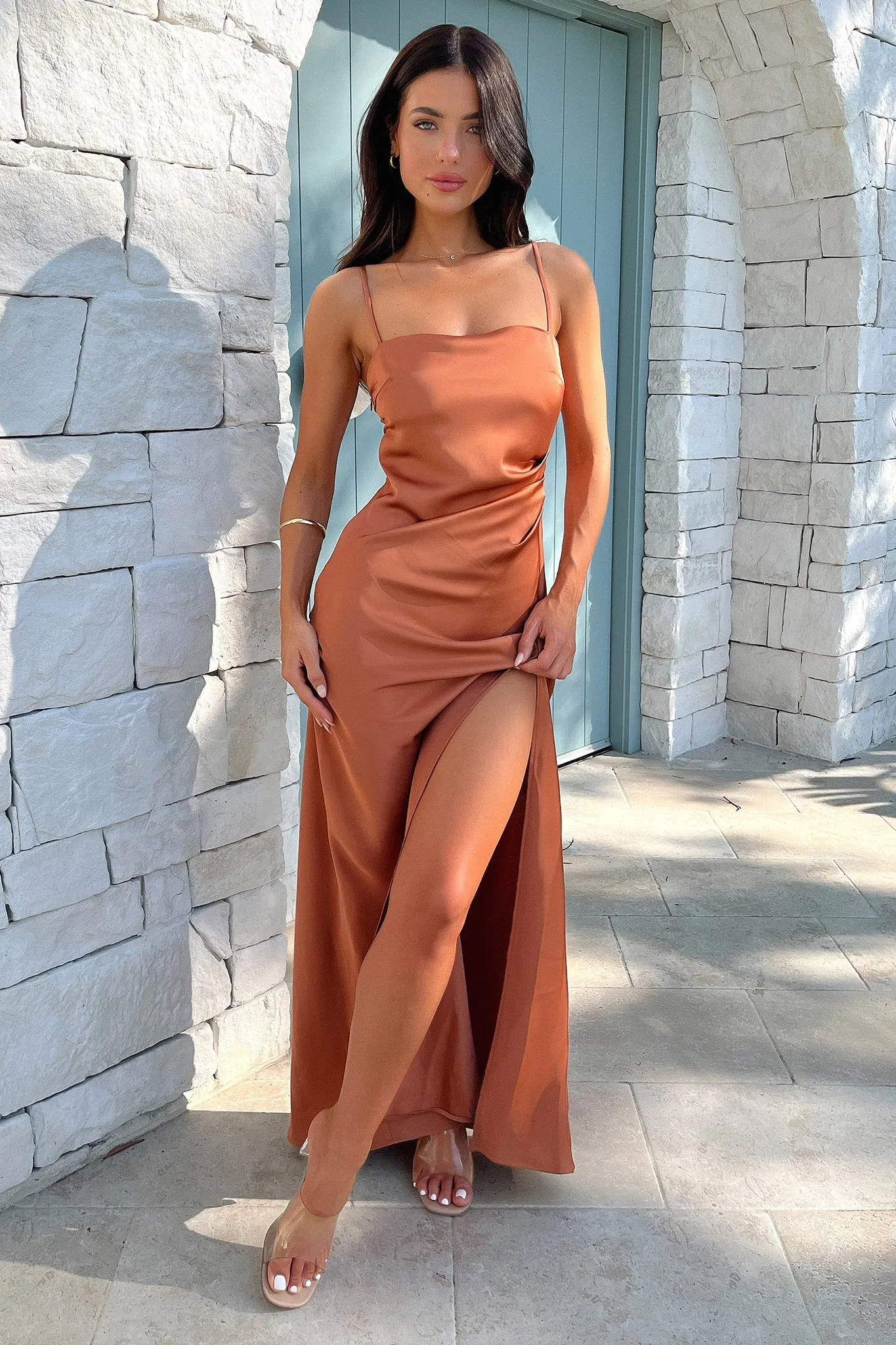 Manesh Maxi Dress - Copper