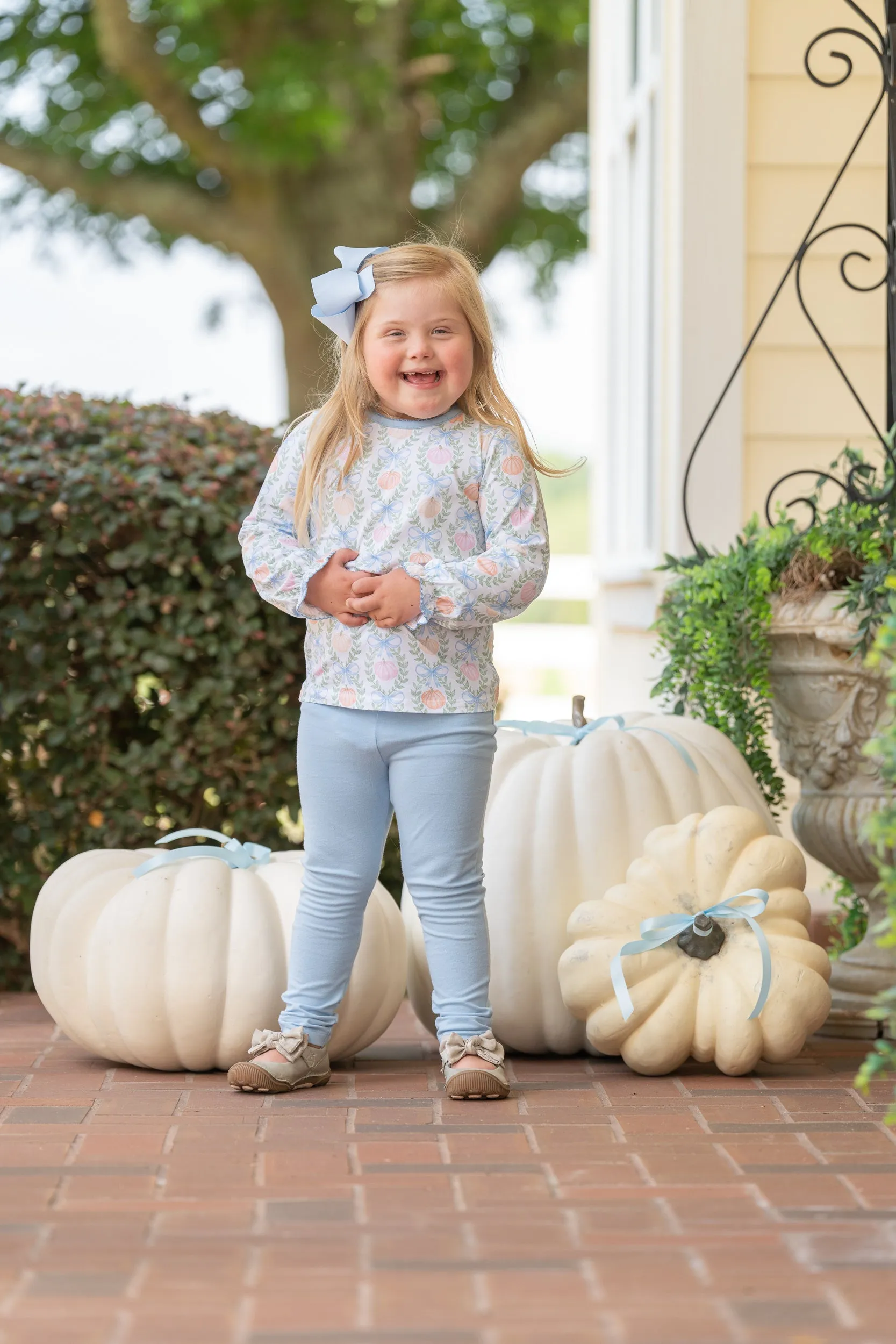 Mary Reese Pumpkin Block Legging Set