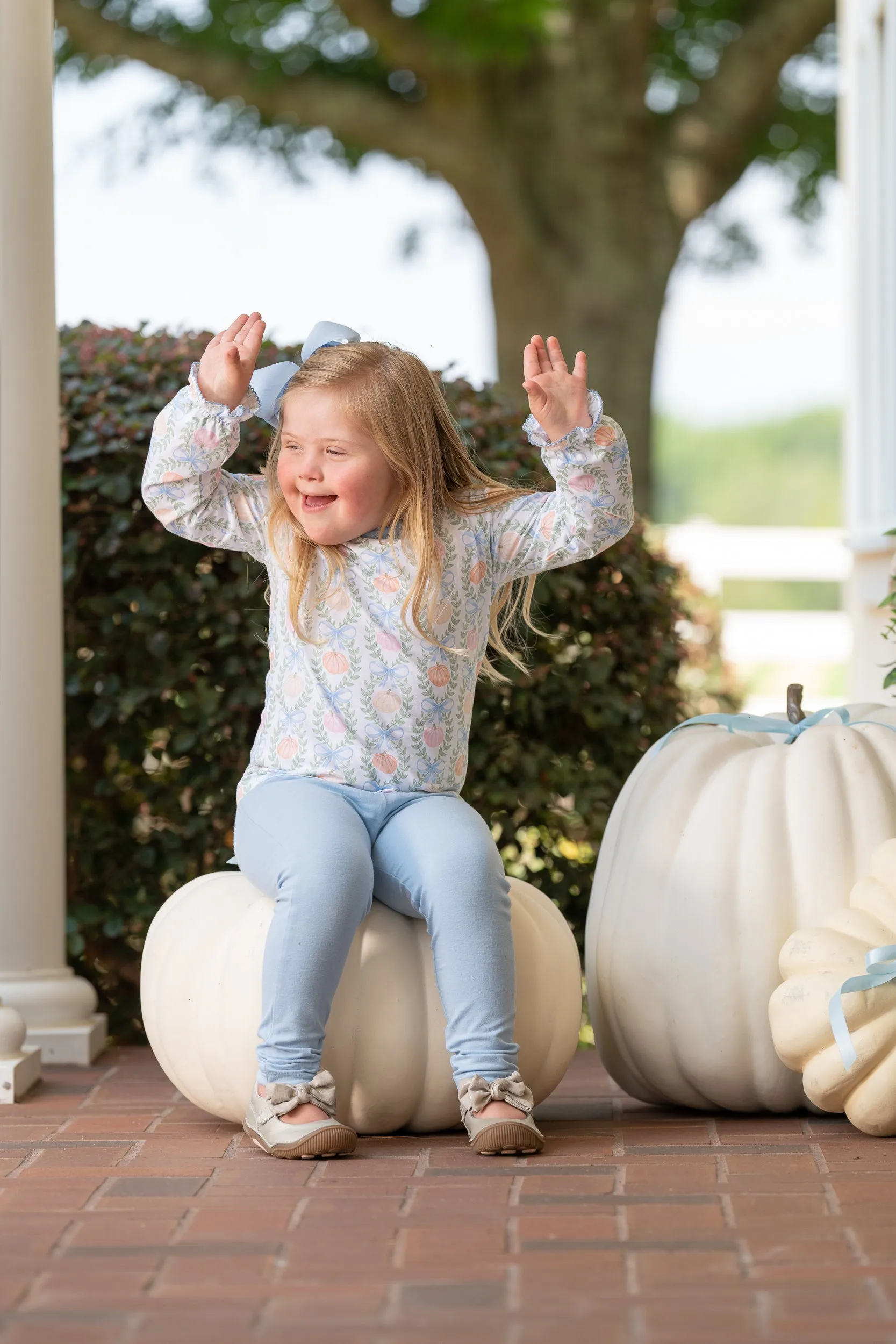 Mary Reese Pumpkin Block Legging Set