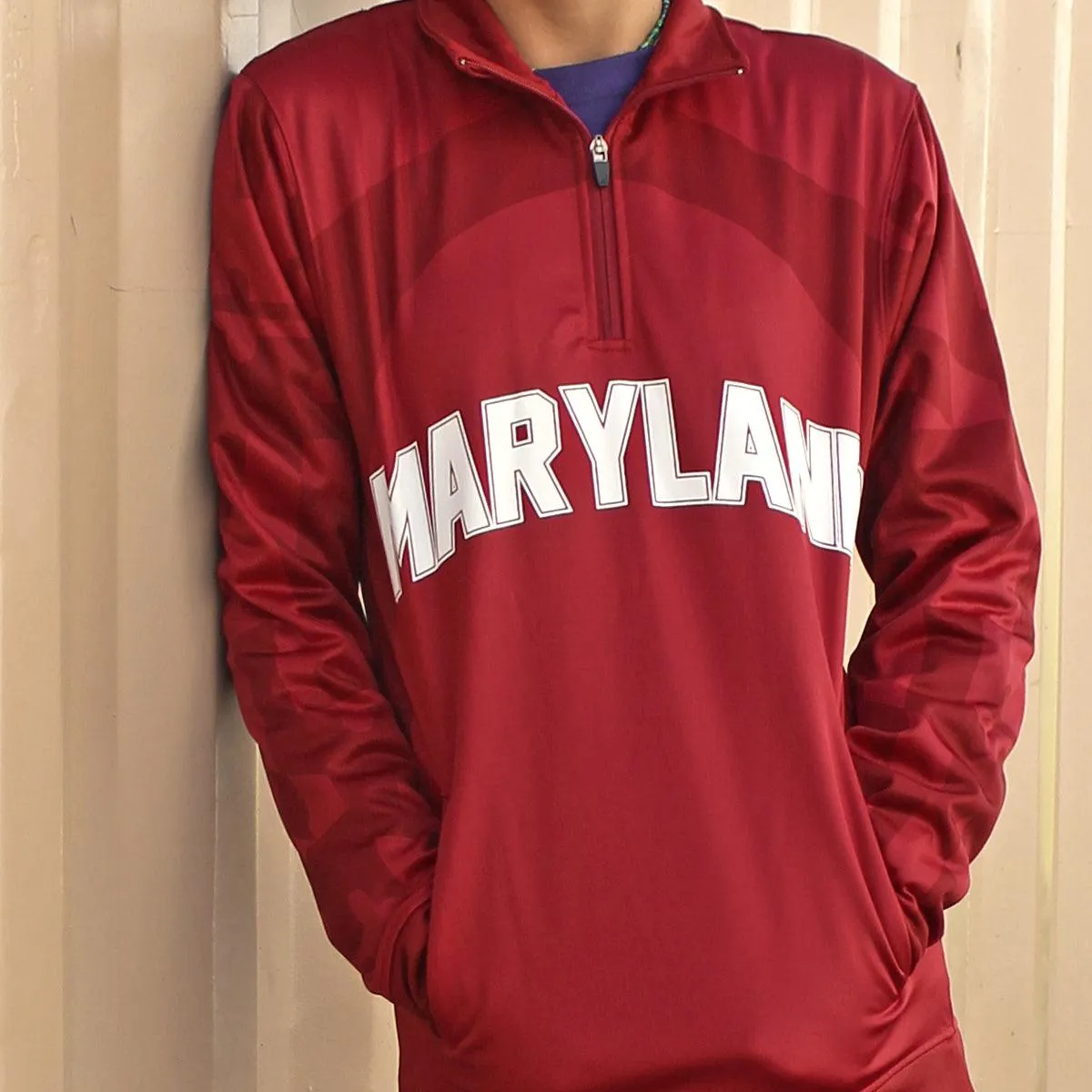 Maryland Flag Sleeve (Red Tone) / Pullover