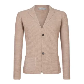 MCKINNON & CO X FERRANTE Buttoned Wool Cardigan BEIGE