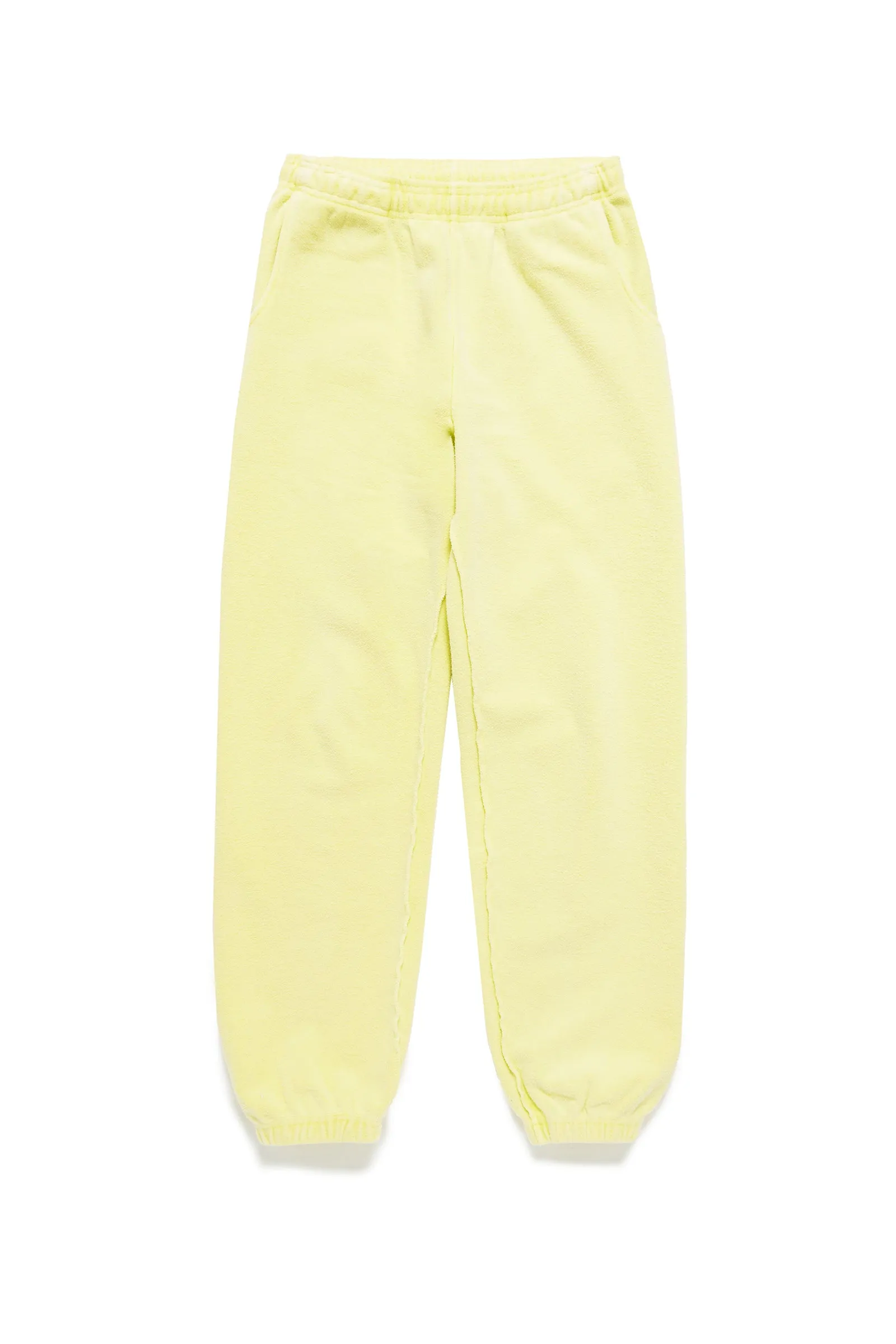 ME. Reverse Brushed Sweatpant - Lemon Zest