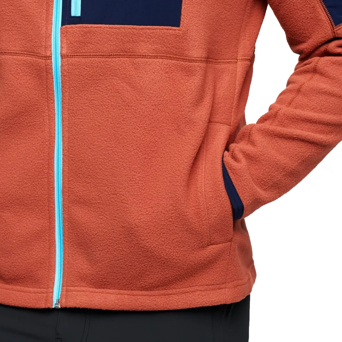 Men's Abrazo Hooded Full Zip Fleece Jacket