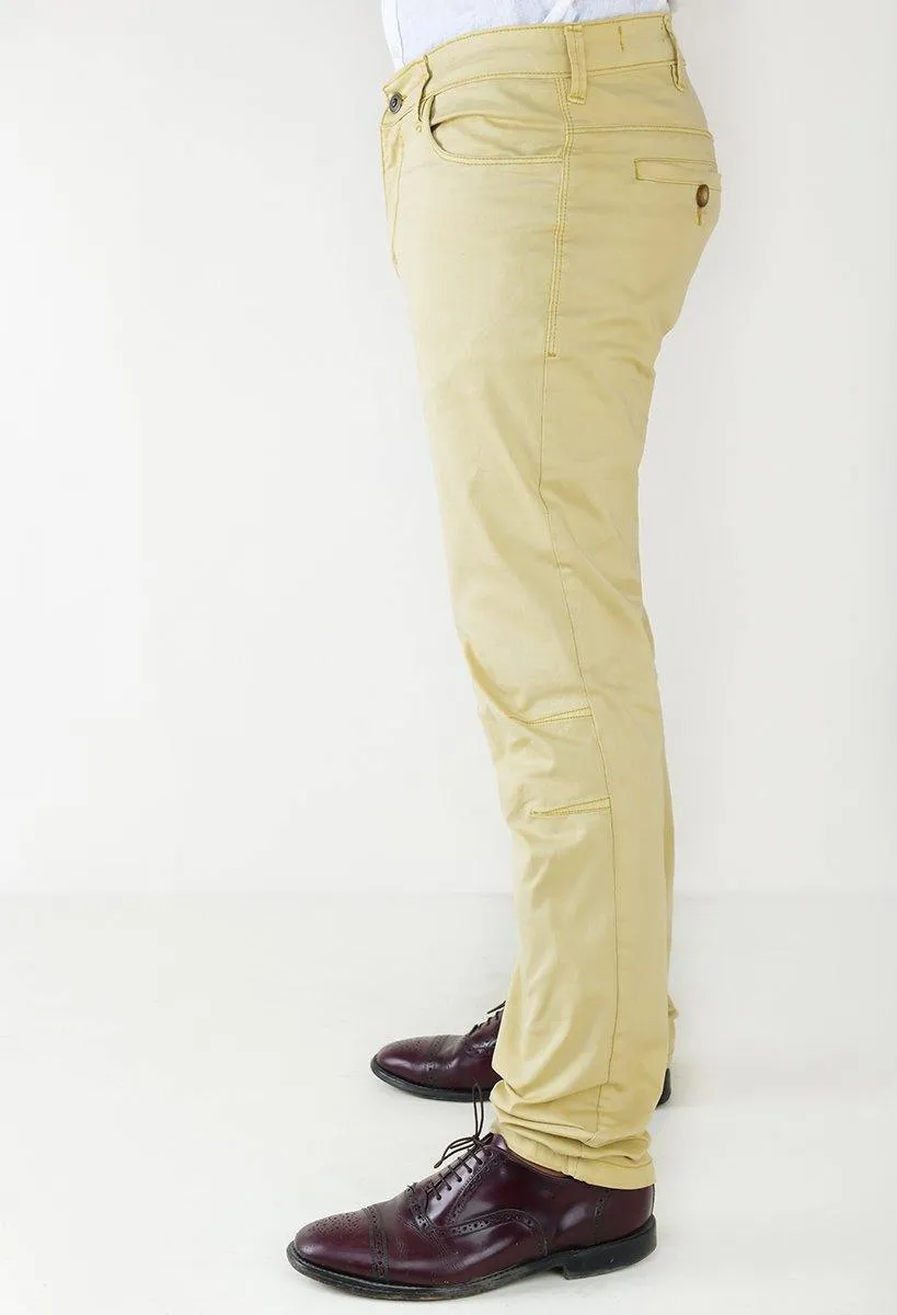 Men's Casual Slim Fit Cotton Trousers