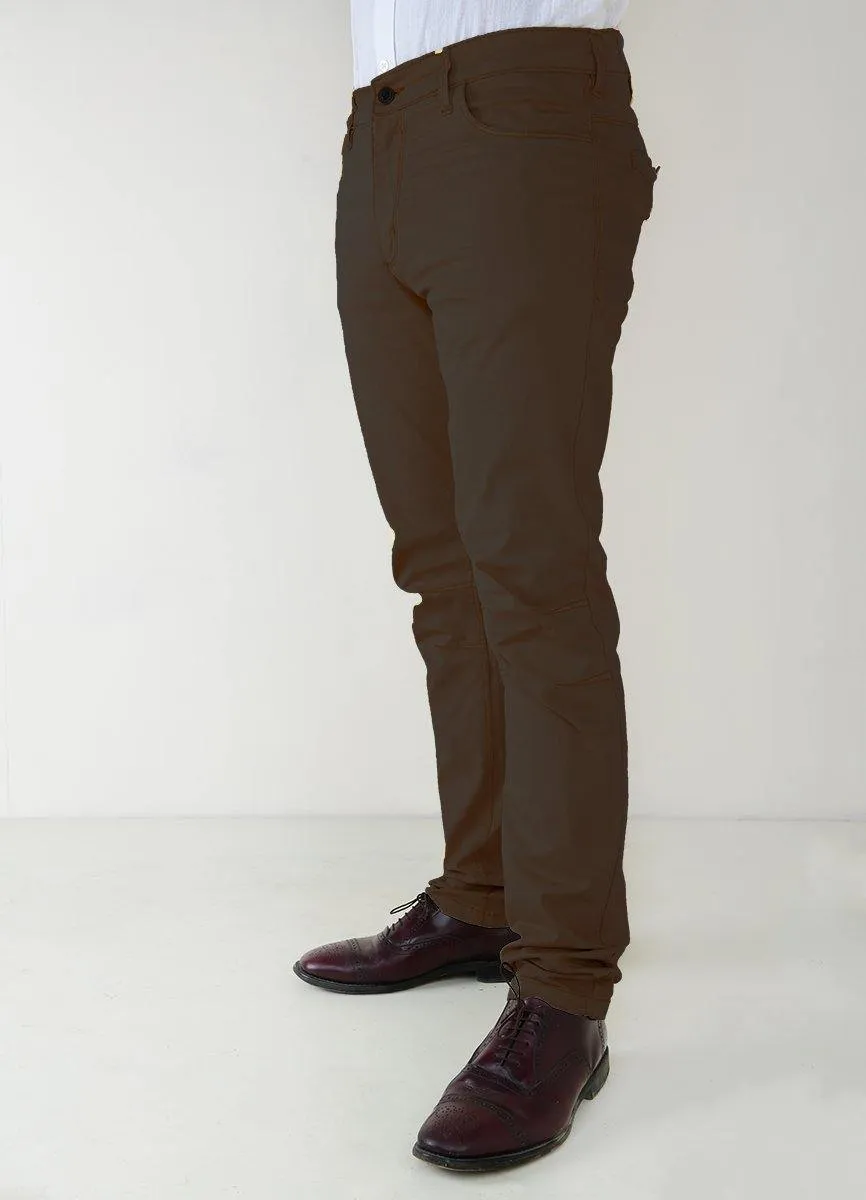 Men's Casual Slim Fit Cotton Trousers