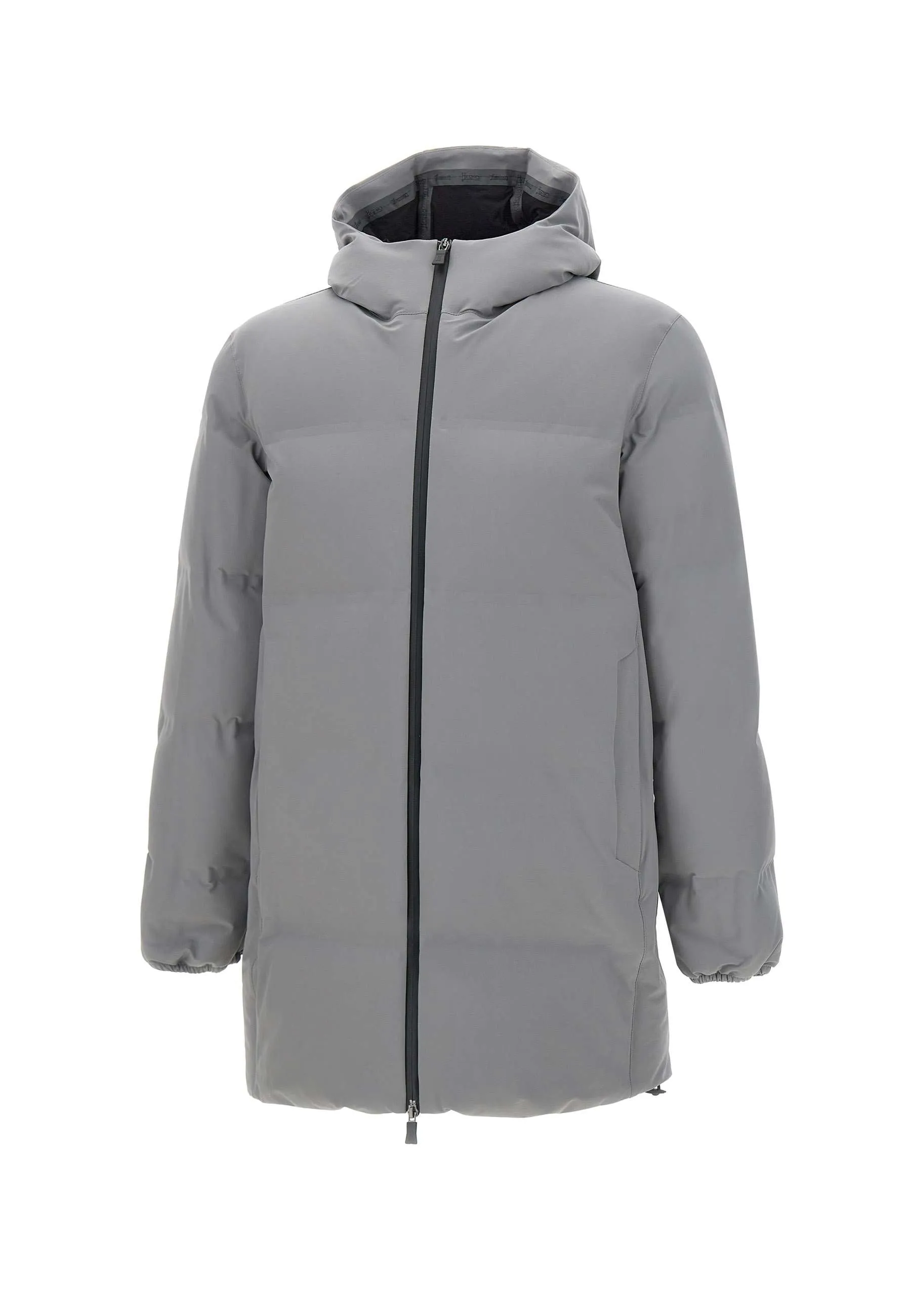 Men's Grey Waterproof Parka