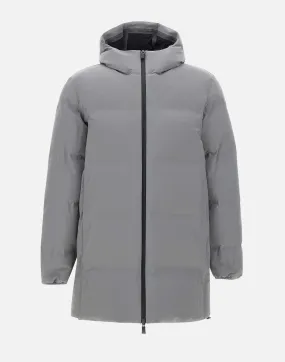 Men's Grey Waterproof Parka