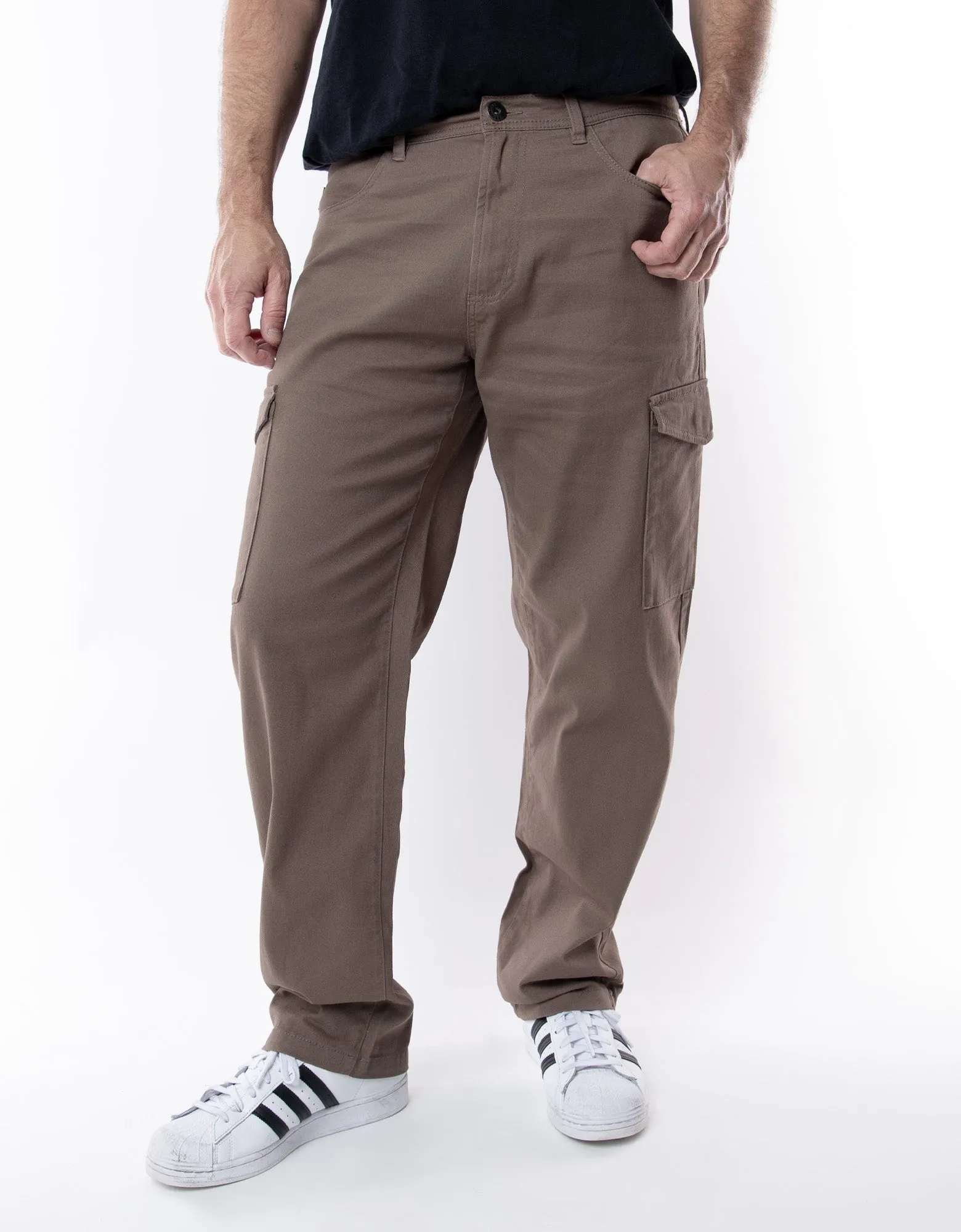 MEN'S TREY STRAIGHT FIT TWILL CARGO PANTS