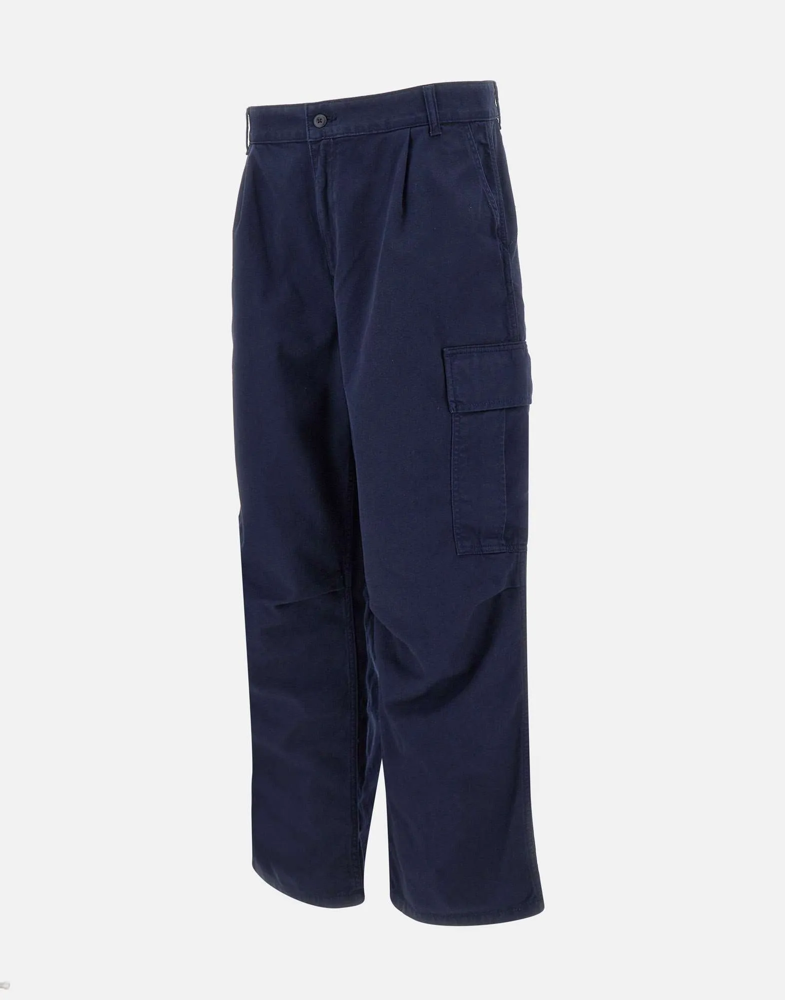 Midnight Blue Organic Cotton Cargo Pants