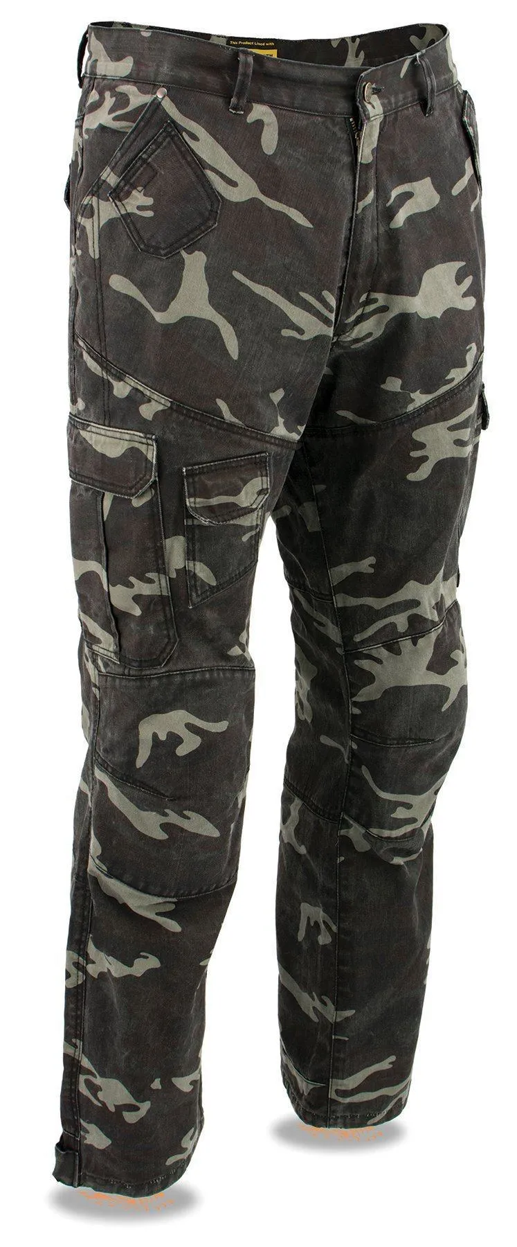 Milwaukee Leather MPM5593 Men's Armored Camo Cargo Motorcycle Riding Jeans Reinforced with Aramid Fibers