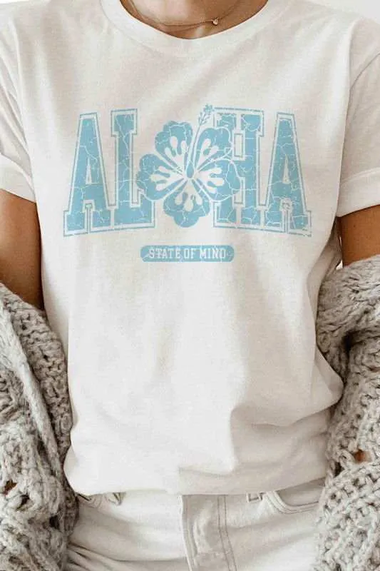 MIND HAWAII GRAPHIC Plus Size Tee - Aloha State of Mind