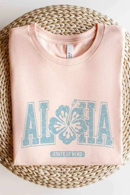 MIND HAWAII GRAPHIC Plus Size Tee - Aloha State of Mind