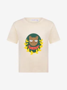 Mini Rodini Kids T-Shirt - Organic Cotton Cat T-Shirt