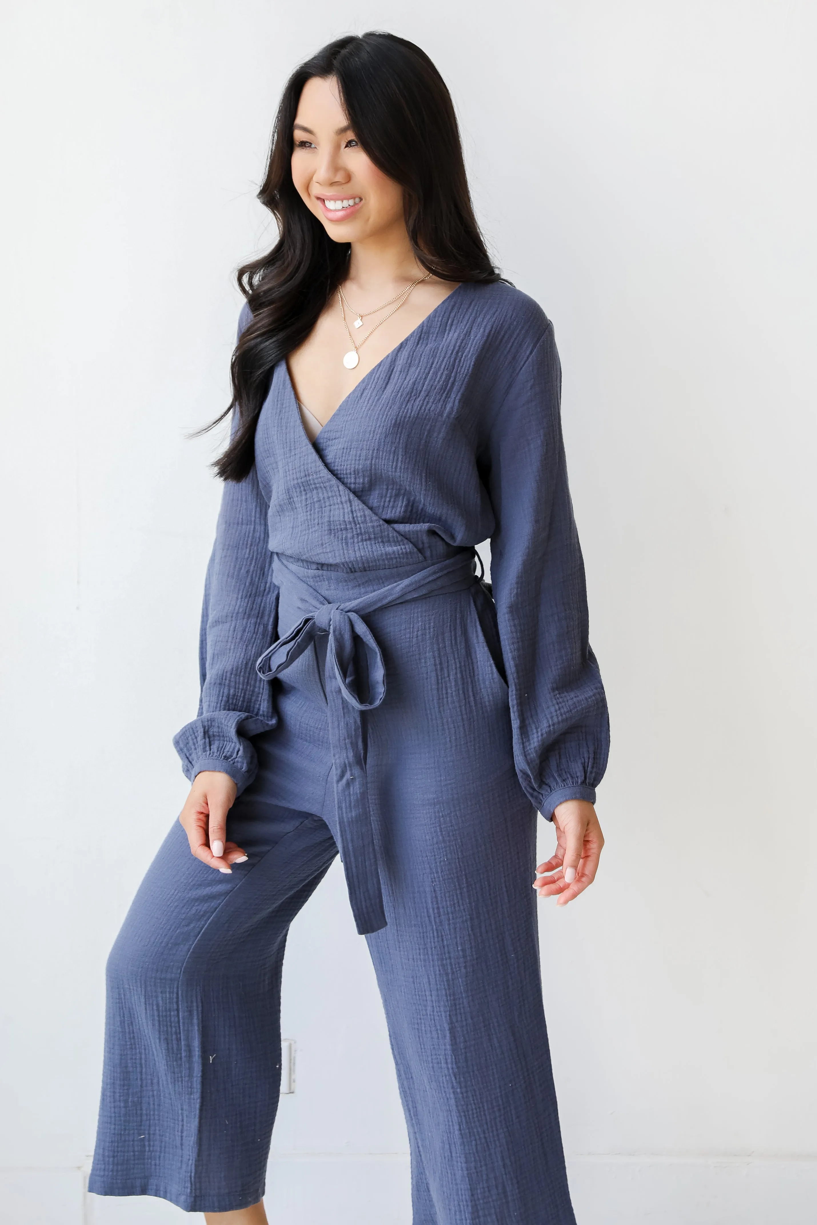 Moments To Remember Linen Jumpsuit