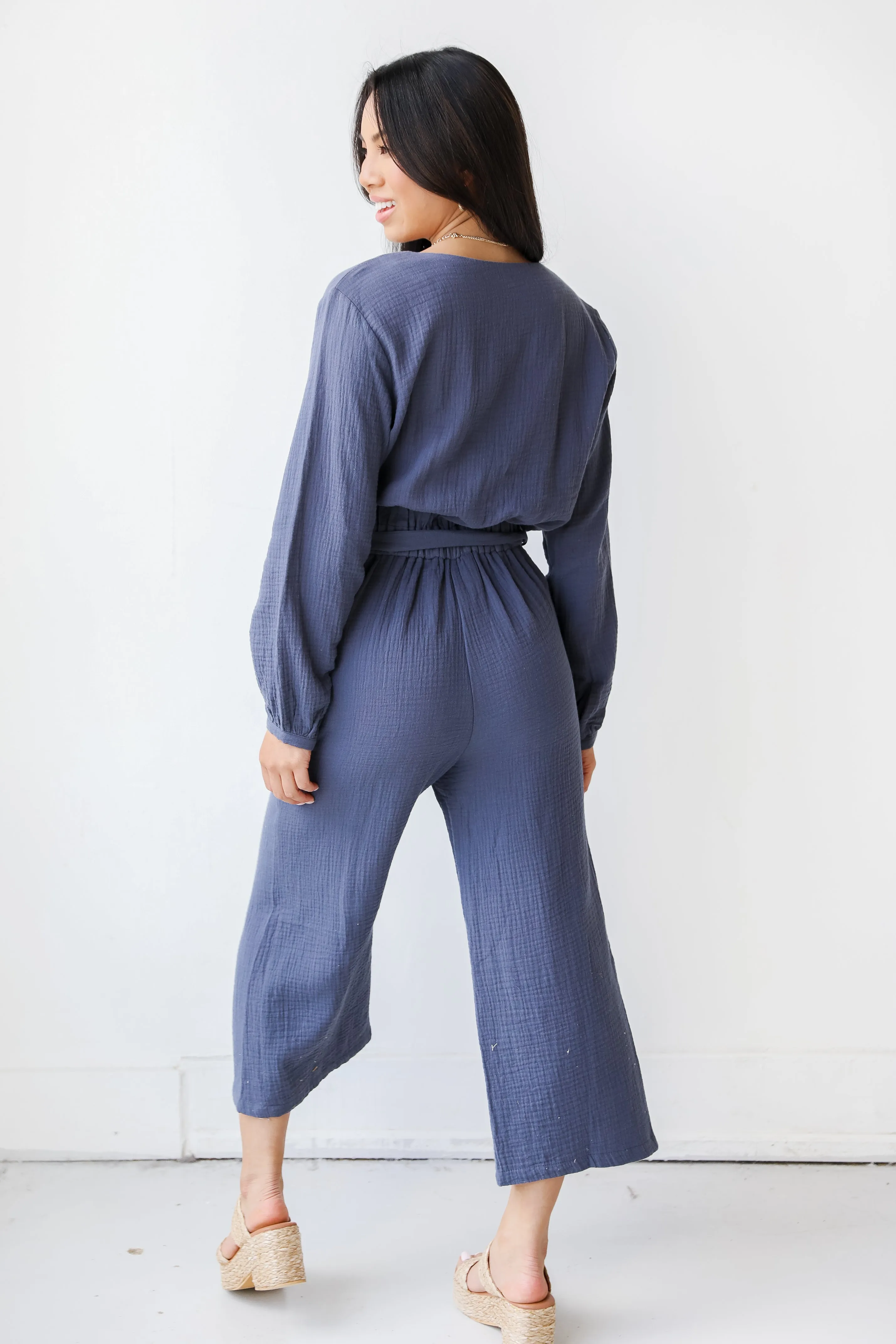 Moments To Remember Linen Jumpsuit