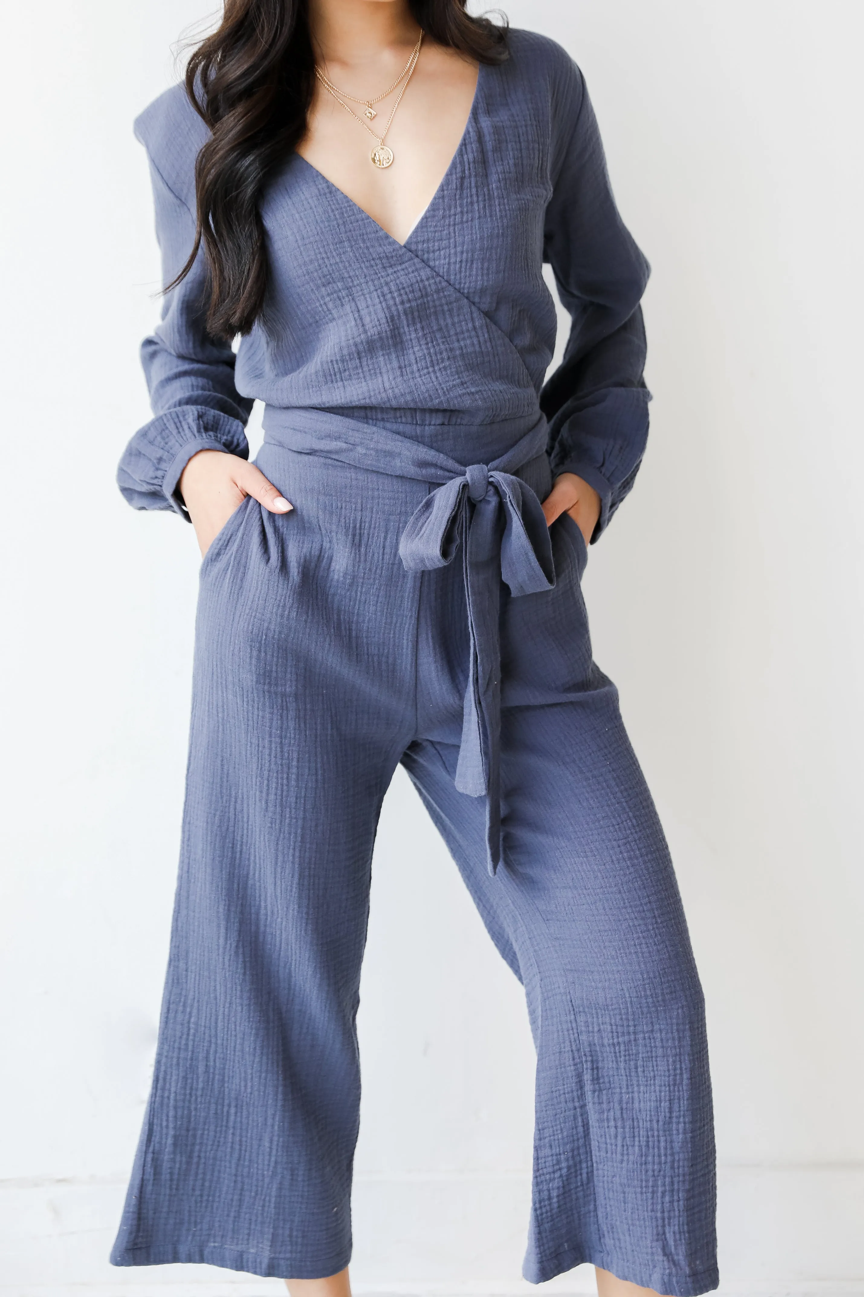 Moments To Remember Linen Jumpsuit