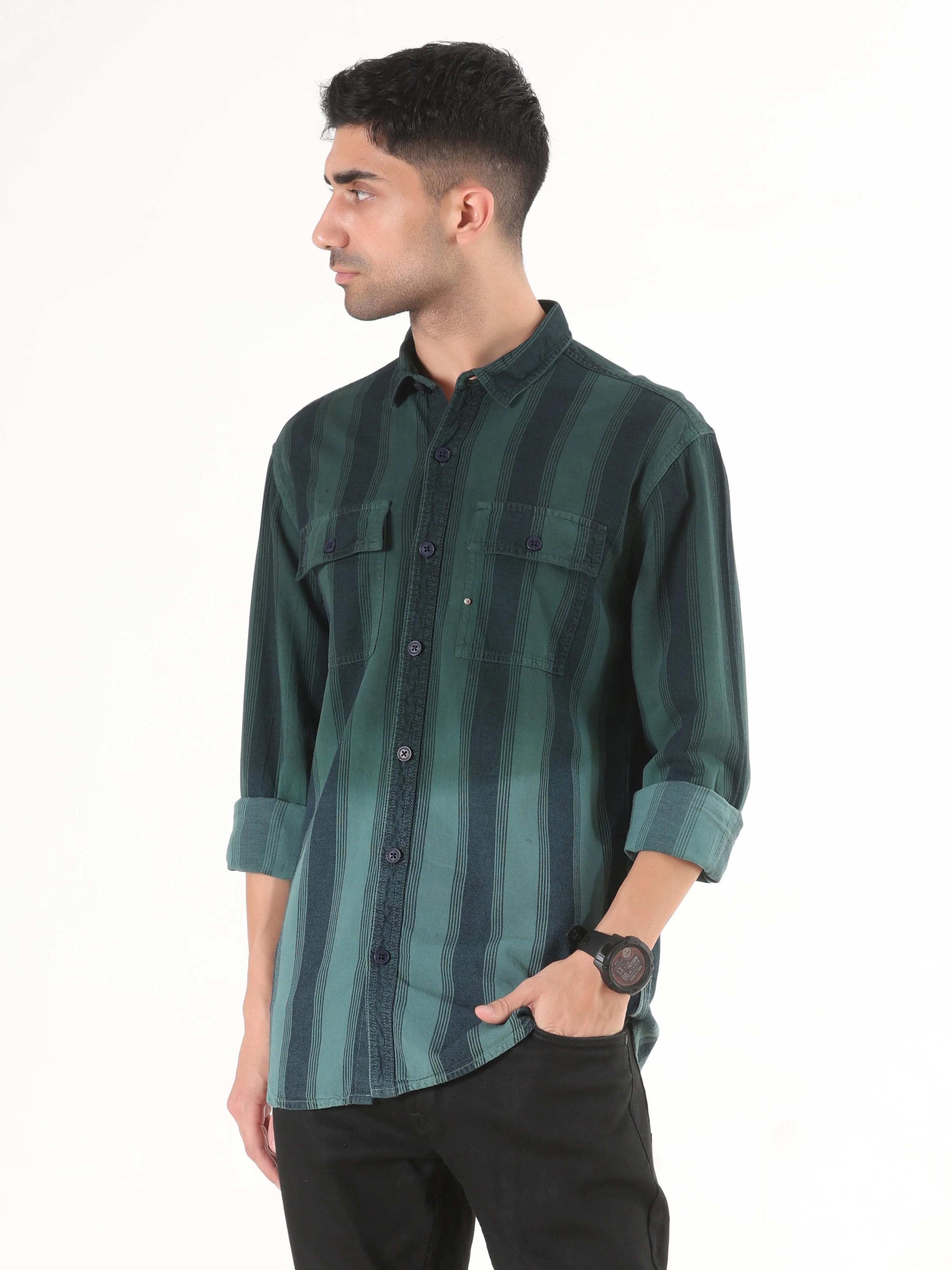 Multi Colour Full Sleeve Check Shirt - Men's Semi Casual