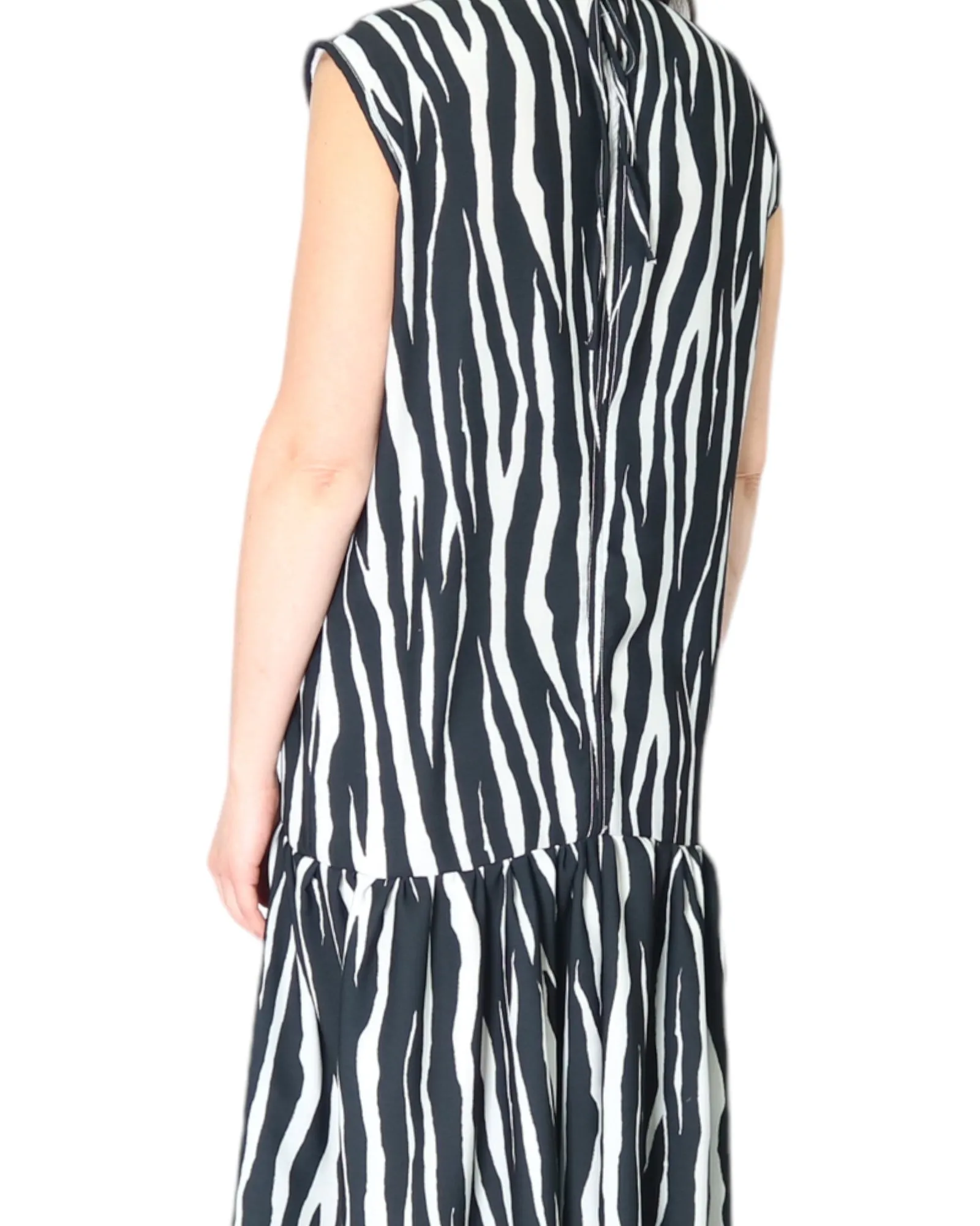 Mystic Moods Zebra  Dropped Waist Maxi