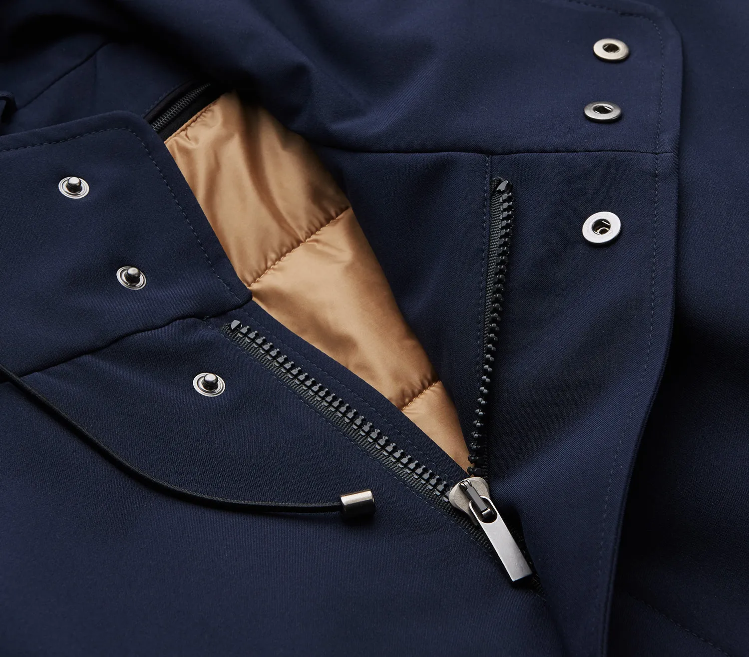 Navy Walter Sealup Parka with Detachable Liner