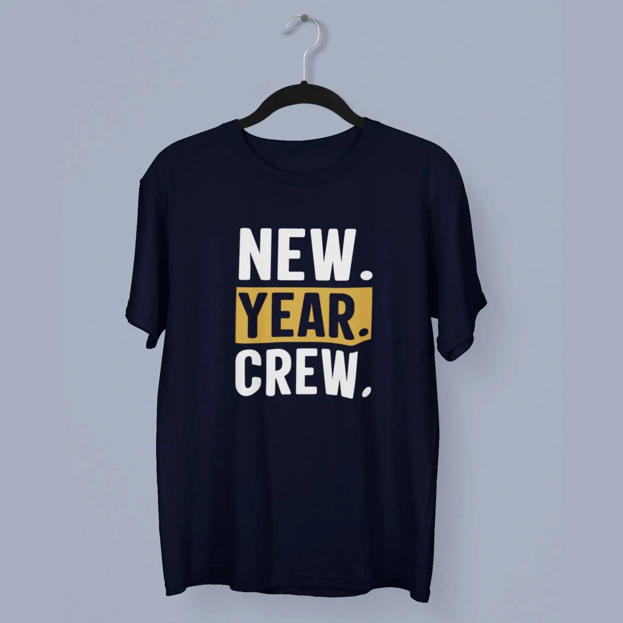 New Year Crew Round Neck Half Sleeve Classic T-Shirt