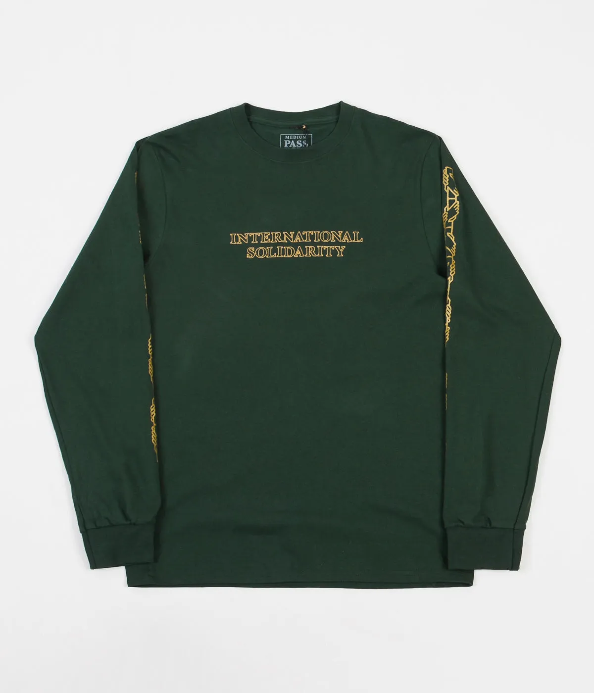 Pass Port Intersolid Long Sleeve T-Shirt - Forest Green